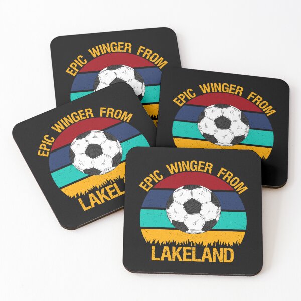 Item preview, Epic Winger From Lakeland Vintage Soccer Sticker designed and sold by verarheaf9.