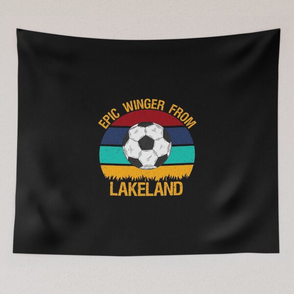 Item preview, Epic Winger From Lakeland Vintage Soccer Sticker designed and sold by verarheaf9.