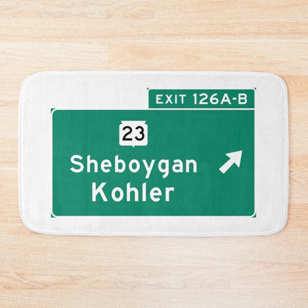 Item preview, Sheboygan Kohler I-43 Exit Sign designed and sold by minimalmoviedesigns.
