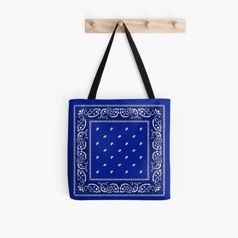 Blue best sale bandana bag