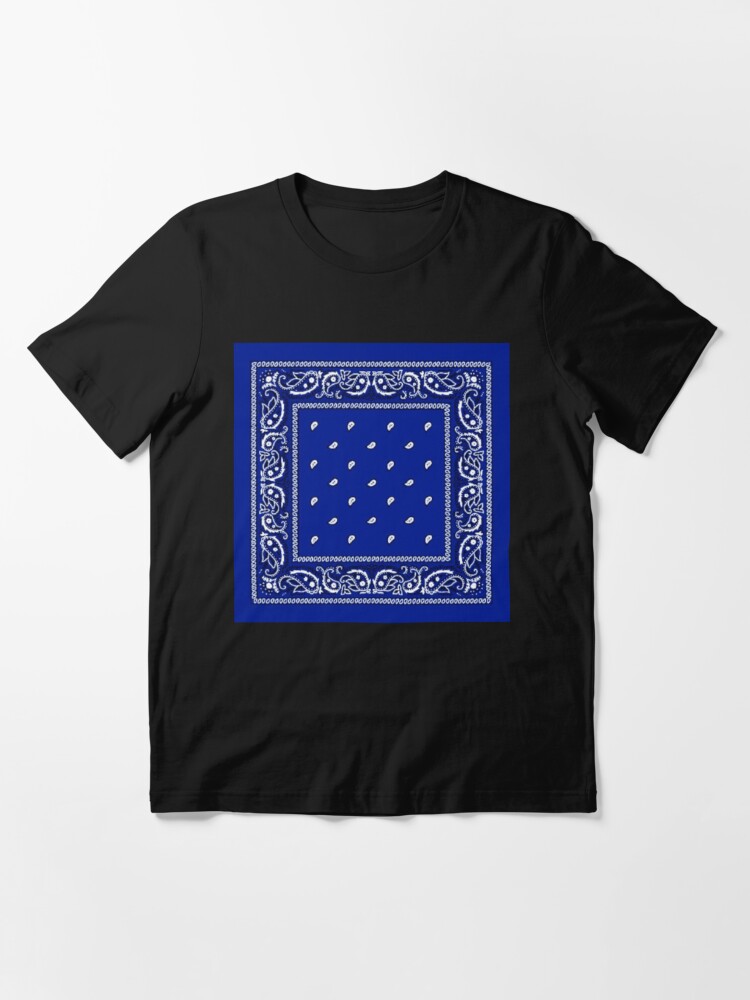 Blue Bandana Essential T-Shirt for Sale by Albert Faldet [Video