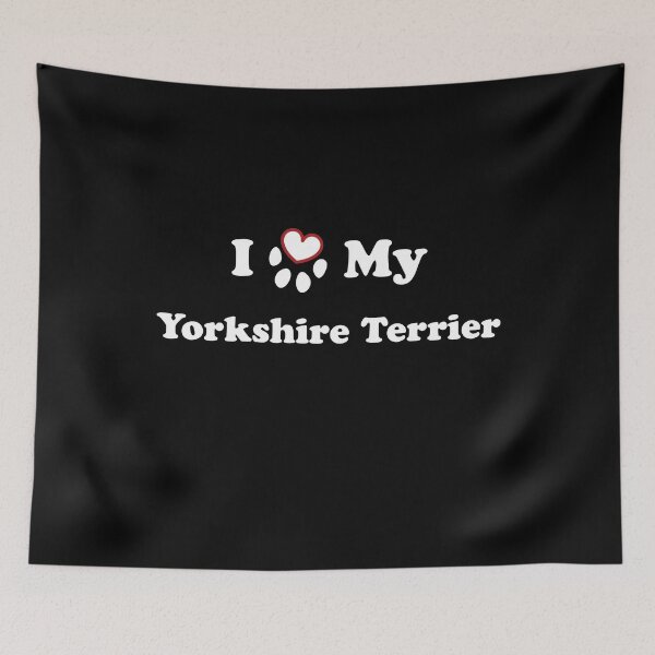 Item preview, I Love My Yorkshire Terrier designed and sold by SubtleSplit.