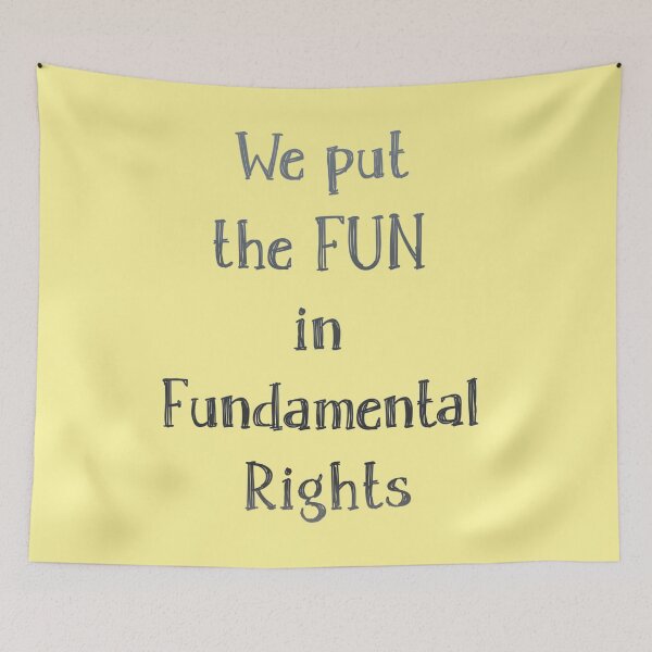Item preview, We put  the FUN  in  Fundamental  Rights designed and sold by mensijazavcevic.