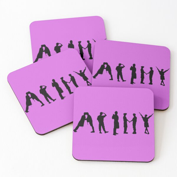 Item preview, BTS Butter ARMY silhouette designed and sold by The Kpop  Konverters.