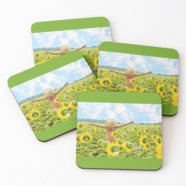 Item preview, Sunflower Field Experiencing the Joy of Nature and Life designed and sold by Rozlar.