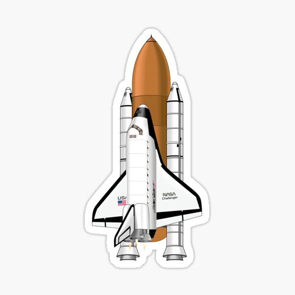 Portrait Sticker Details about   Cozy Rakete Rocket Space Shuttle Ufo Raumschi Sticker 
