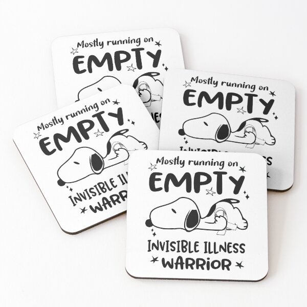 Item preview, Mostly Running on Empty Invisible Illness Warrior designed and sold by Wlsnpeggy.
