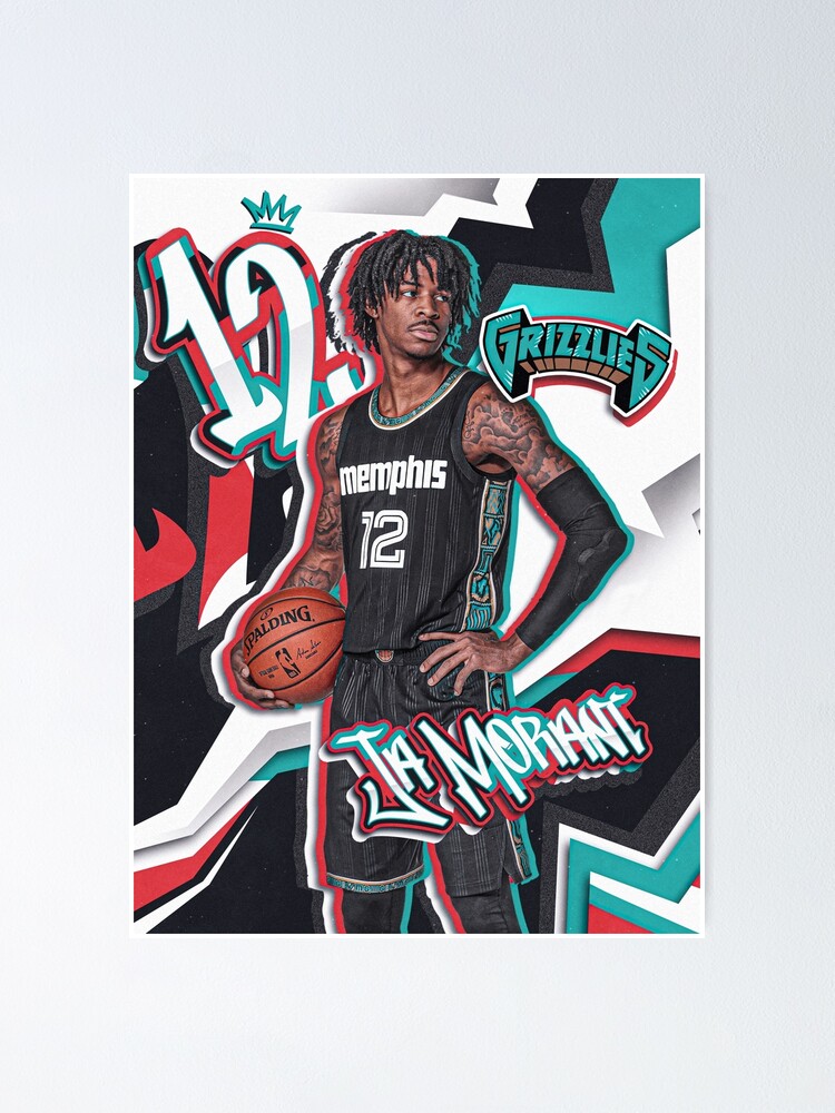 Ja Morant Poster Canvas Grizzlies Basketball Posters Dunk for Wall Decor  Boys Be