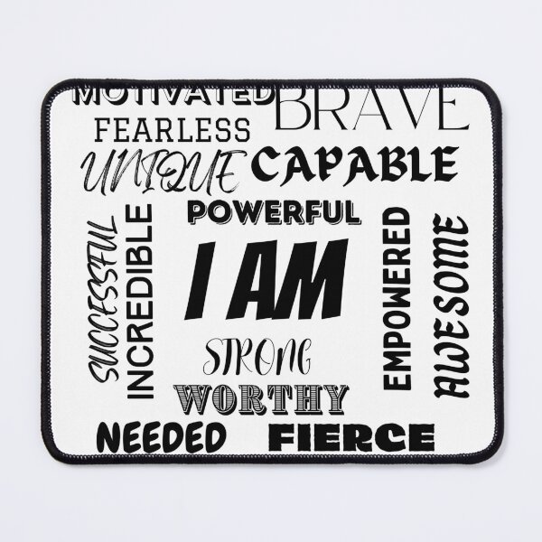 Item preview, I AM Positive words, Affirmation, Self-love, Motivational words designed and sold by RivalUnchanined.
