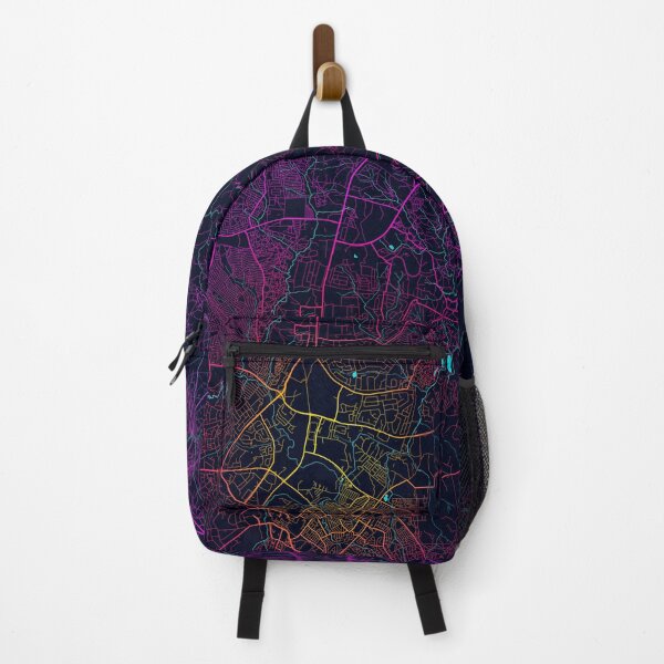 Item preview, Lilongwe City Map Malawi - Neon designed and sold by deMAP.