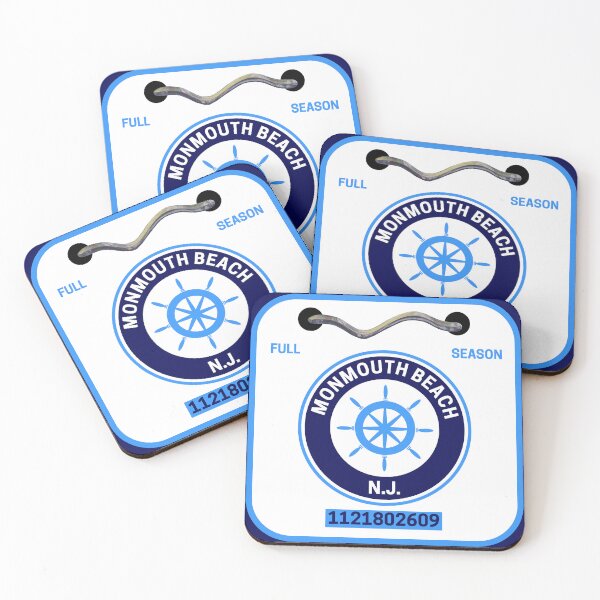 Item preview, Monmouth Beach New Jersey Beach Badge designed and sold by fearcity.
