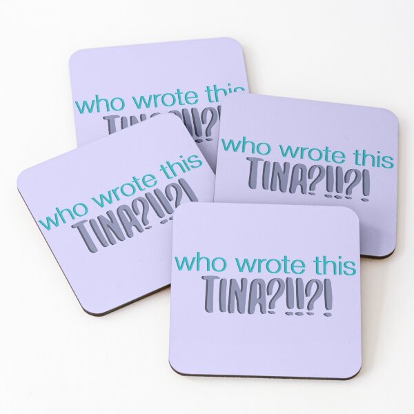 Item preview, who wrote this TINA? designed and sold by calliedale.
