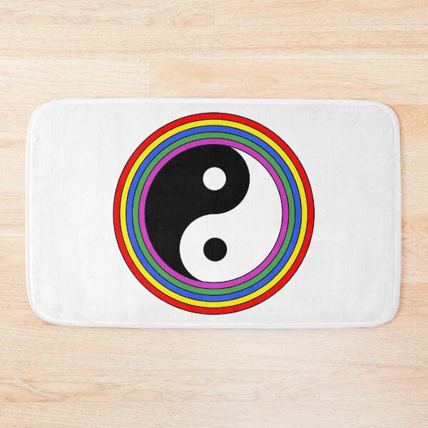 Item preview, Yin Yang Rainbow Feng Shui Ying Yang Zen Taijitu Buddhism designed and sold by Minnesnowta.
