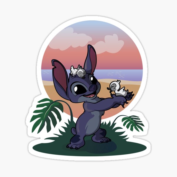 lilo and stitch Sticker for Sale by Design-Busuk