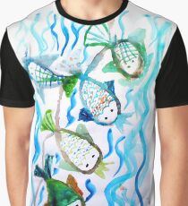 COLOR FISH Graphic T-Shirt