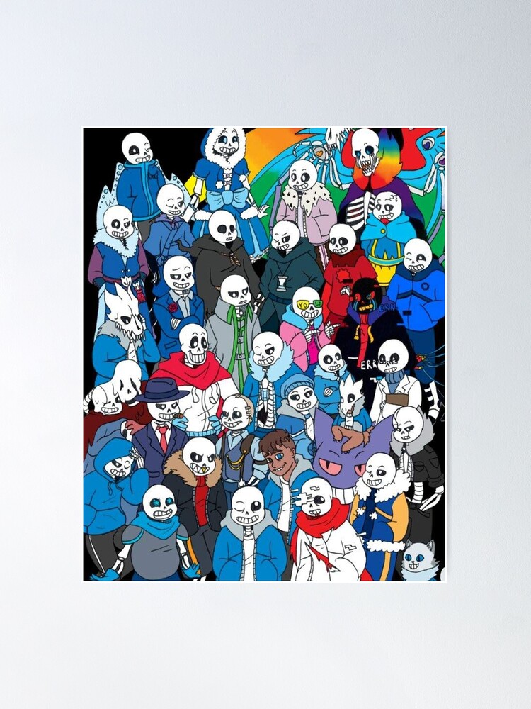 Cross!sans Poster for Sale by RosieVampire