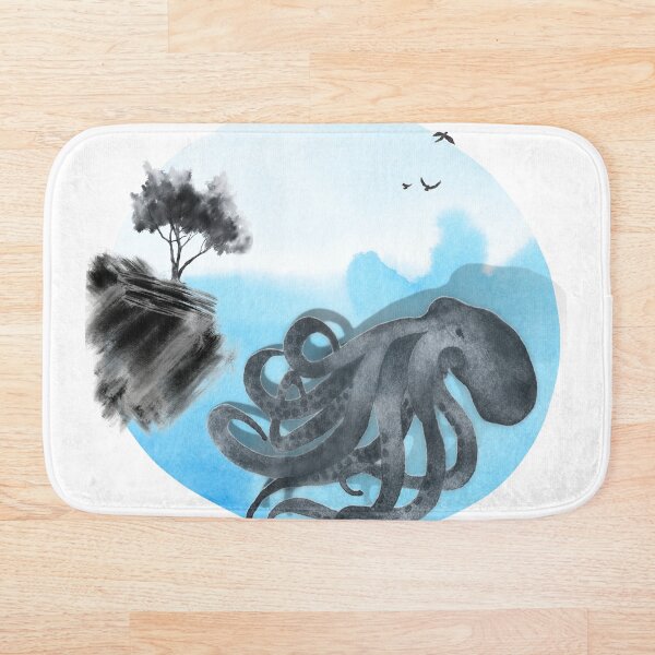Aperçu de l'œuvre kraken à la mer créée et vendue par weirdworkss.