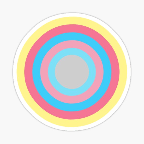 Genderflux Pride Flag Circle Sticker For Sale By Kiippers Redbubble