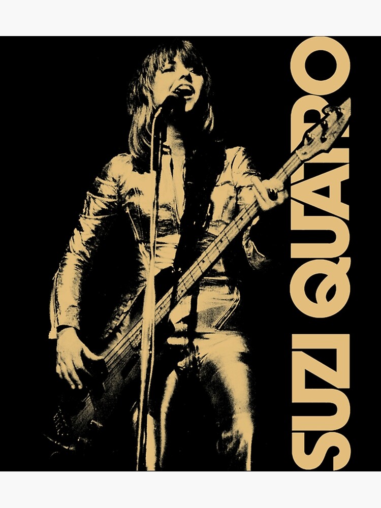 "Suzi Quatro Rock And Singing Retro 1" Poster for Sale by yliebrowni