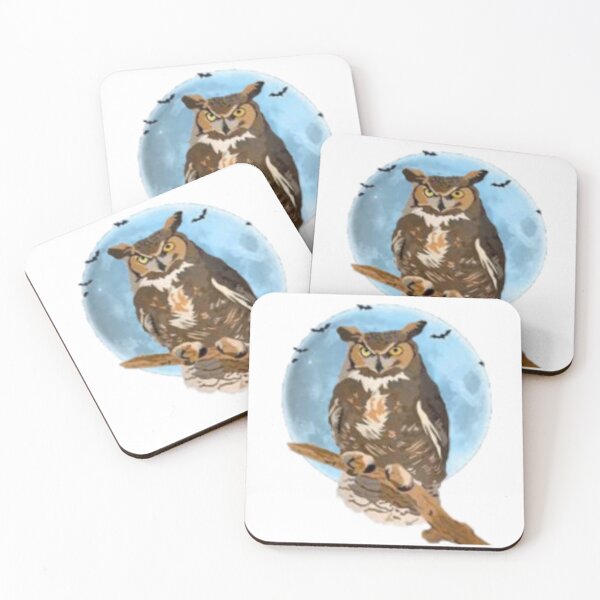 Item preview, Owl and Moon designed and sold by AllandEveryone.