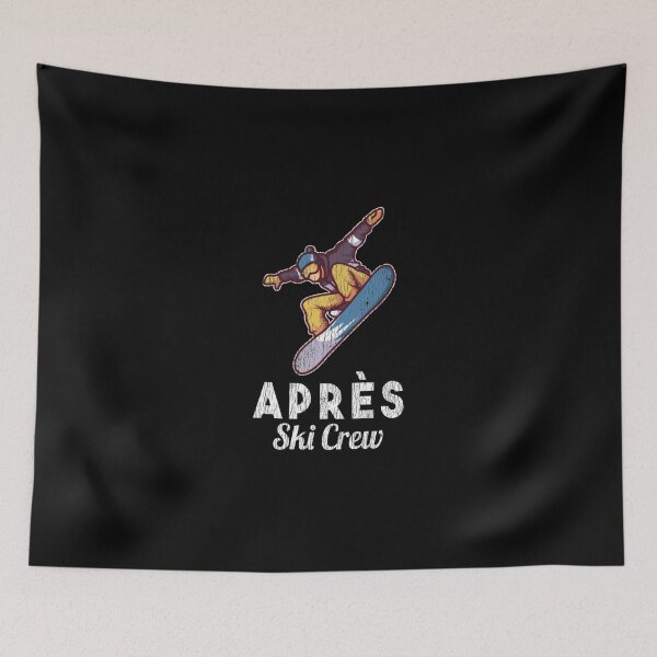 Item preview, Apres Ski Crew Funny Retro Snowboard Essential T-Shirt designed and sold by lelaalicesr.