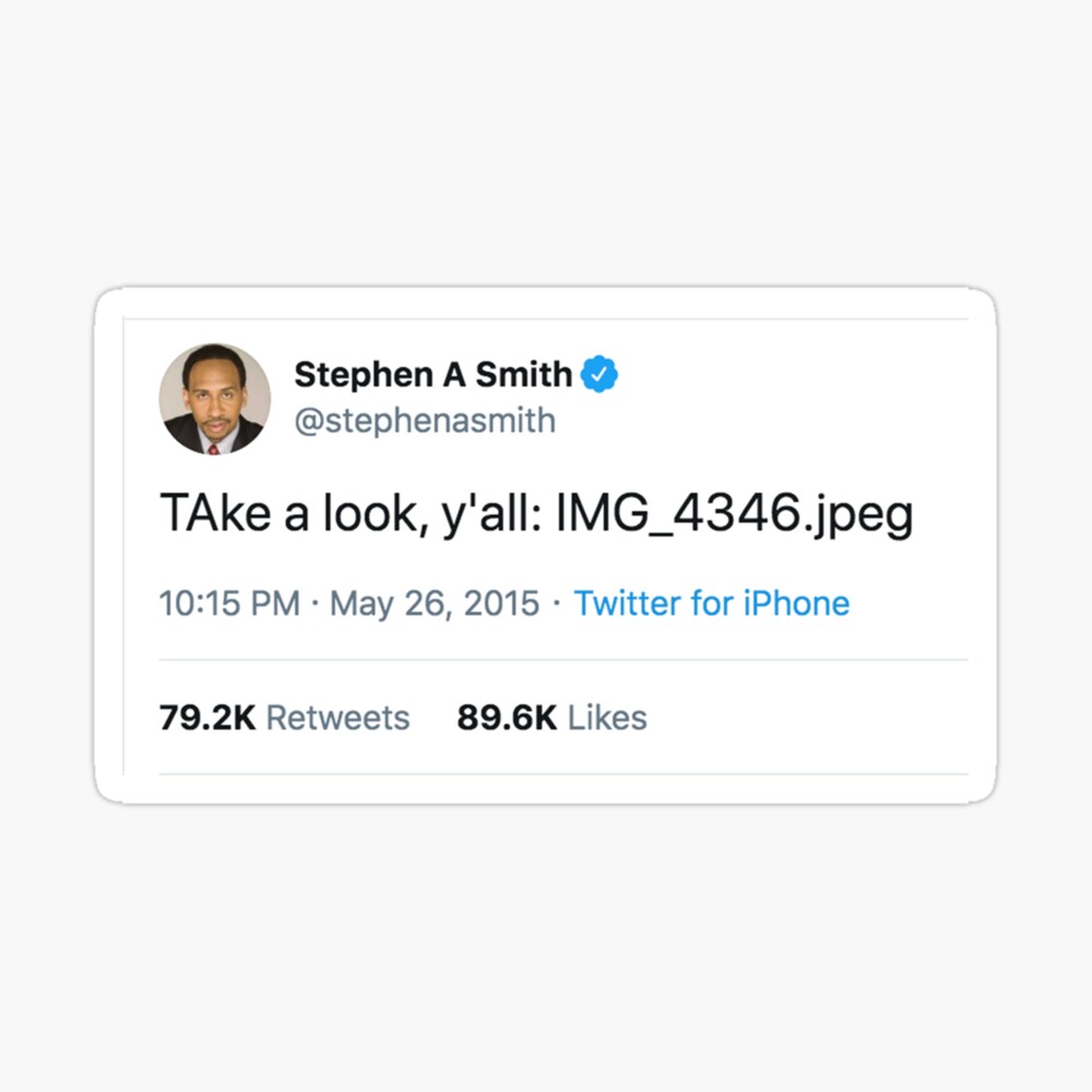 Stephen A Smith Poster for Sale by SydTheSquid12