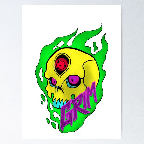 Item preview, GRIM designed and sold by ArtByJFC.