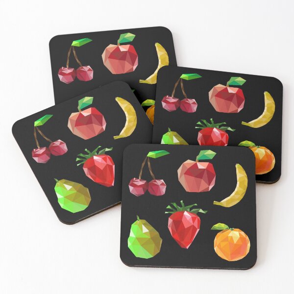 Item preview, Fruits geometric polygon  designed and sold by cutecrazytshirt.