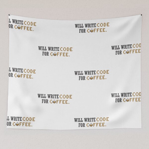 Item preview, Will write code for coffee designed and sold by nektarinchen.