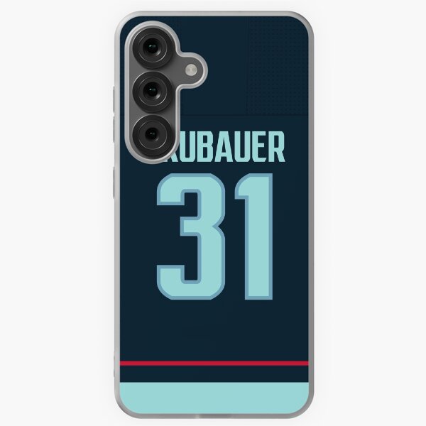 Item preview, Seattle Kraken Philipp Grubauer Home Jersey Back Phone Case designed and sold by IAmAlexaJericho.