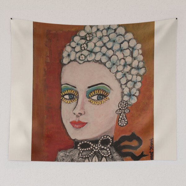 Item preview, QUEEN CHARLOTTE GOES SWIMMING designed and sold by Clement Ffrench.