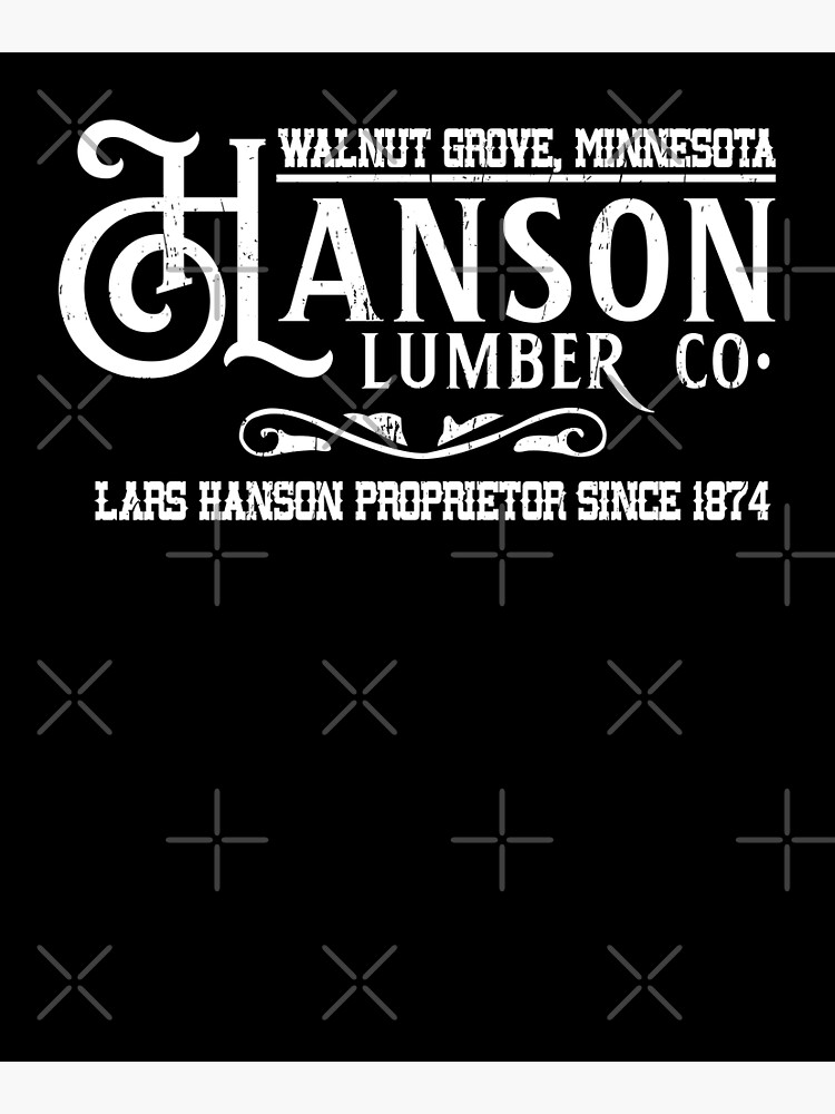 "Hanson Lumber Company from Little House on the Prairie" Art Print for