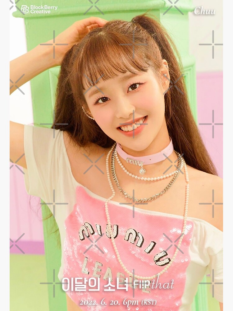 "CHUU (LOONA) - FLIP THAT" Poster for Sale by LainysShop | Redbubble