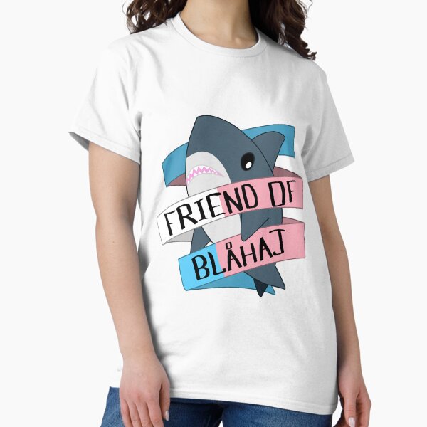 Artikel-Vorschau von Freund von Blahaj - Trans-Banner, designt und verkauft von TalenLee.