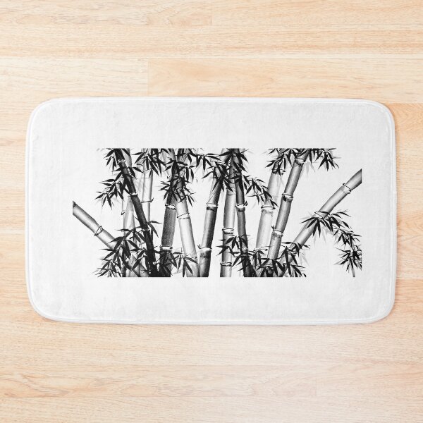 Item preview, Bamboo Chinese Art - two - bw - no cally designed and sold by Birgit Moldenhauer.