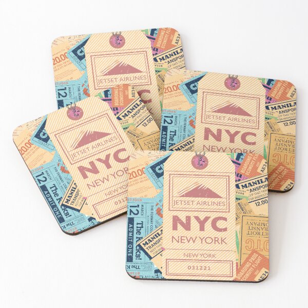 Item preview, travel tickets designed and sold by ELIELART.
