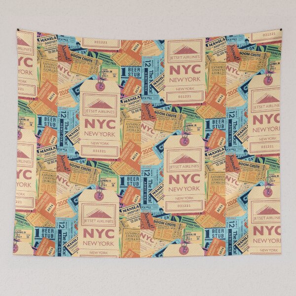Item preview, travel tickets designed and sold by ELIELART.