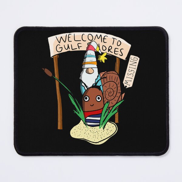 Item preview, Gnomie and Escargot are Missing at Gulf Shores  designed and sold by MilaOrtiz.