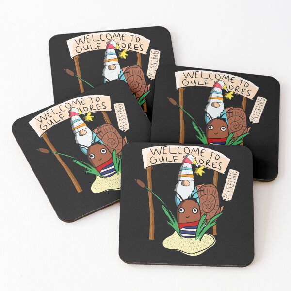 Item preview, Gnomie and Escargot are Missing at Gulf Shores  designed and sold by MilaOrtiz.