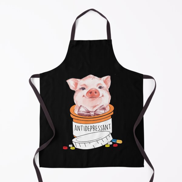 Item preview, pig antidepressant- , Pigs Lover designed and sold by HolliuxGift.