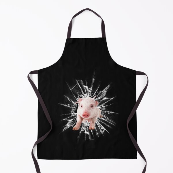 Item preview, Pig behind the broken glass , Pigs Lover designed and sold by HolliuxGift.