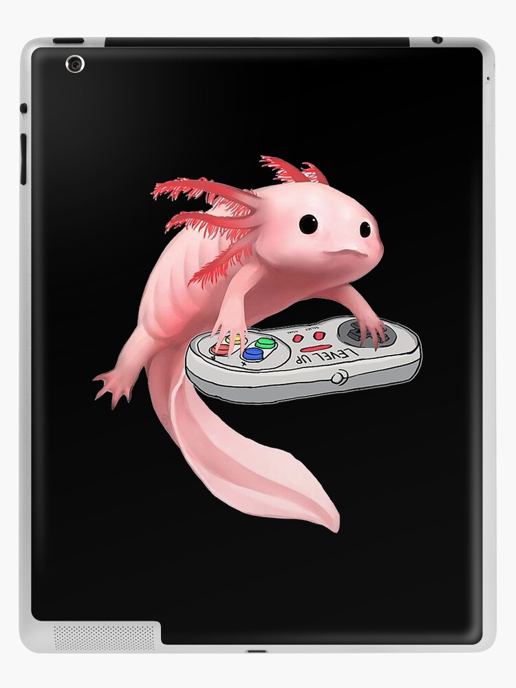 Funny Gamesolotl Gamer Axolotl Fish Playing Video Games Lizard