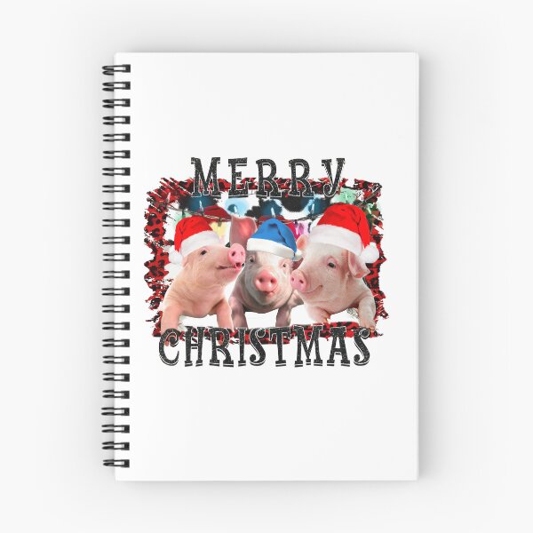Item preview, Pig Christmas Digital , Pigs Lover designed and sold by HolliuxGift.