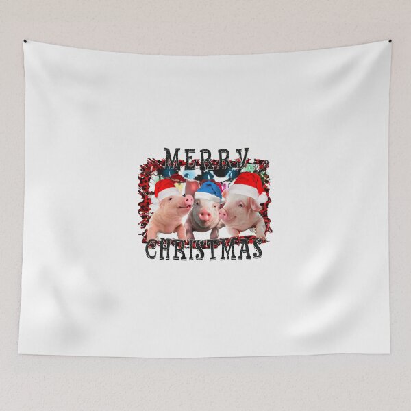 Item preview, Pig Christmas Digital , Pigs Lover designed and sold by HolliuxGift.