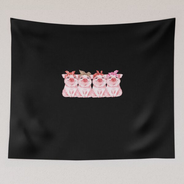 Item preview, pig cute watercolor, Pigs Lover designed and sold by HolliuxGift.