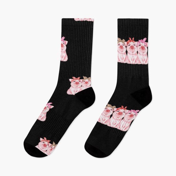 Item preview, pig cute watercolor, Pigs Lover designed and sold by HolliuxGift.