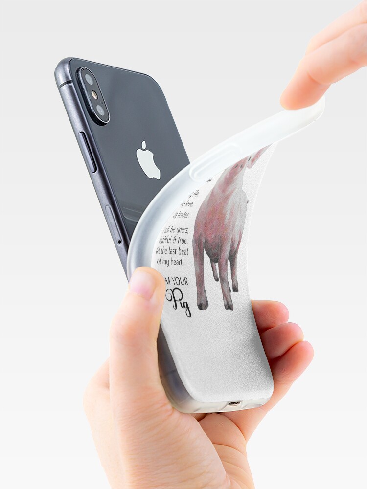 pig i am your friend Pigs Lover iPhone Case