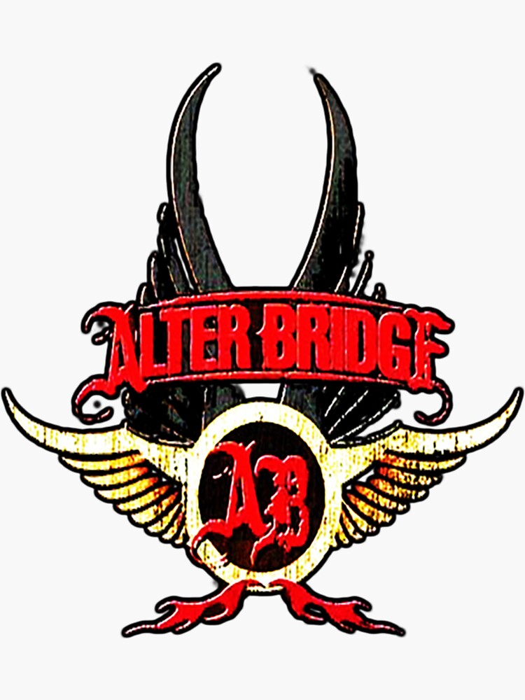 "alter bridge rock band logo art " Sticker for Sale by SinghEspanzArt