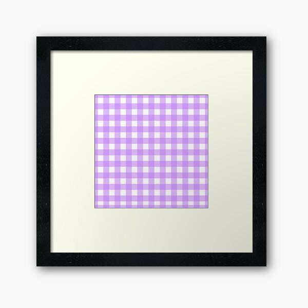 Item preview, Aesthetic Lilac Checkered Pattern designed and sold by Trisha Banlasan.