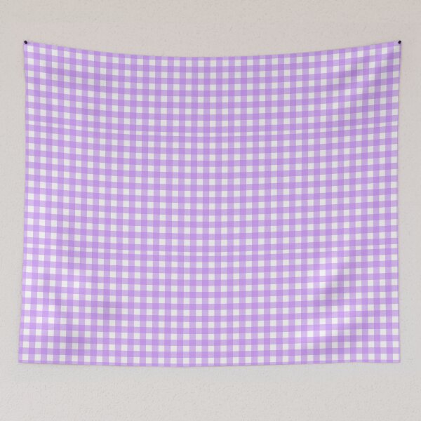 Item preview, Aesthetic Lilac Checkered Pattern designed and sold by Trisha Banlasan.